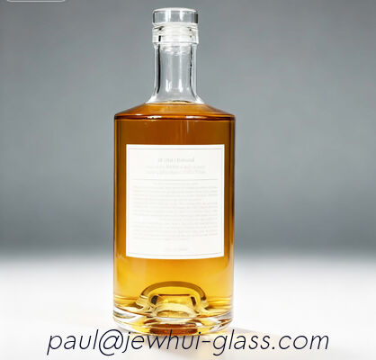 الجودة  750ml Jersey  Whiskey  Glass Bottle -Customization, Super Flint Glass Bottle, American Rum مصنع