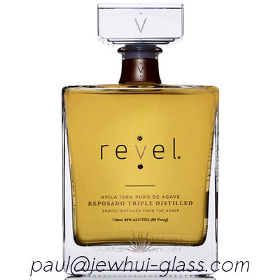 شراء إكسترا إنيجو، ريبوسادو، زجاجة تيكيلا فضية، زجاجة زجاج فائقة النقاء مع سدادات زجاجية تصنيع عبر الإنترنت