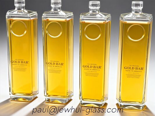 الجودة  750ML Whiskey  Glass Bottle -Customization, Super Flint Glass Bottle, American Craft Whiskey مصنع