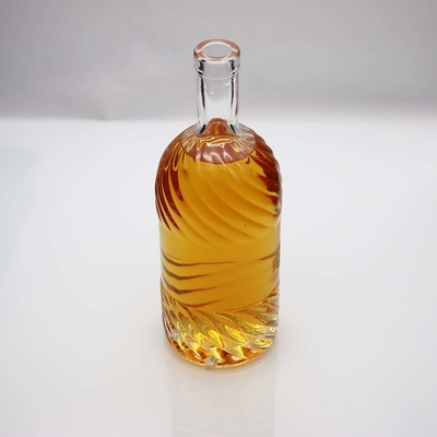 شراء منقوشة شعار النحت زجاجة أرواح فاخرة 850g 750ml زجاجة النبيذ الزجاج online manufacture