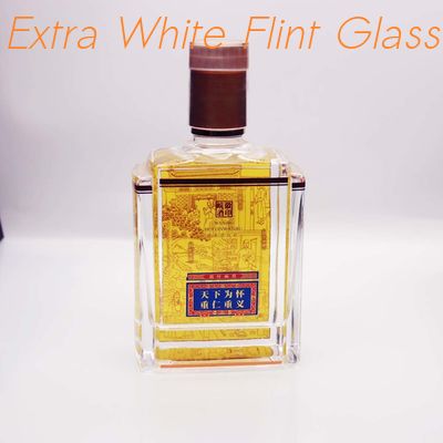 شراء Baijiu 100ml 200ml 500ml زجاجات كحول 800g طباعة ذهبية منقوشة online manufacture