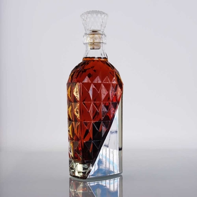 شراء XO Vodka Whisky Glass Bottle فراغ كهربائي 1 لتر زجاج زجاجات الخمور 22mm online manufacture
