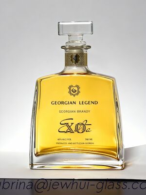 سعر جيد زجاجات الخمور الزجاجية الشفافة 700 مل / زجاجة ويسكي الزجاجية الانترنت