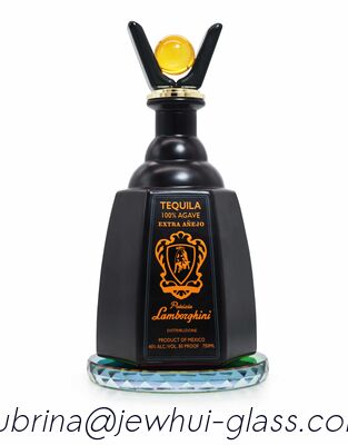 سعر جيد إكسترا إنيجو، ريبوسادو، زجاجة تيكيلا فضية، زجاجة زجاج فائقة النقاء مع سدادات زجاجية الانترنت