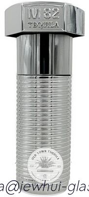 سعر جيد إكسترا إنيجو، ريبوسادو، زجاجة تيكيلا فضية، زجاجة زجاج فائقة النقاء مع سدادات زجاجية الانترنت