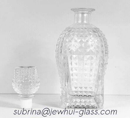 سعر جيد XO  Glass Bottle 750ml فراغ طلاء بالكهرباء طلاء ذهبي الانترنت