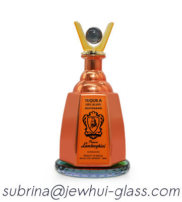 سعر جيد إكسترا إنيجو، ريبوسادو، زجاجة تيكيلا فضية، زجاجة زجاج فائقة النقاء مع سدادات زجاجية الانترنت