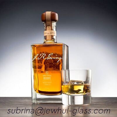 سعر جيد 750 مل أو 700 مل زجاجة زجاجية كوبيك SGS FDA الانترنت